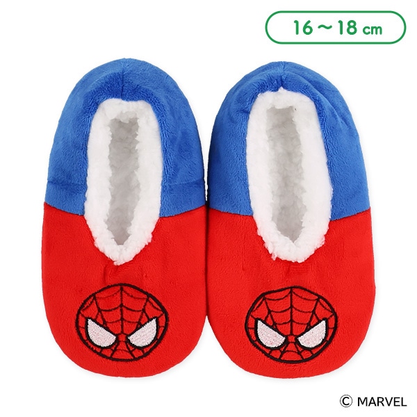 もこもこキッズルームソックス（スパイダーマン）