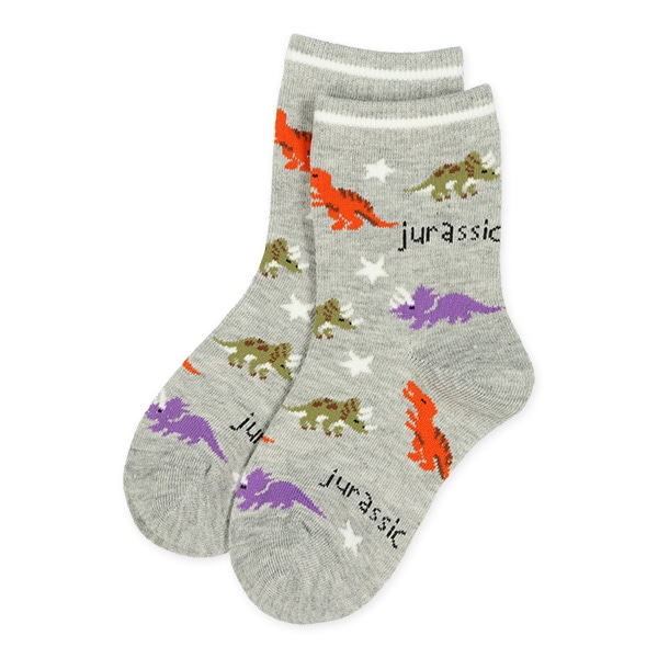 3足組キッズクルーソックス（恐竜）