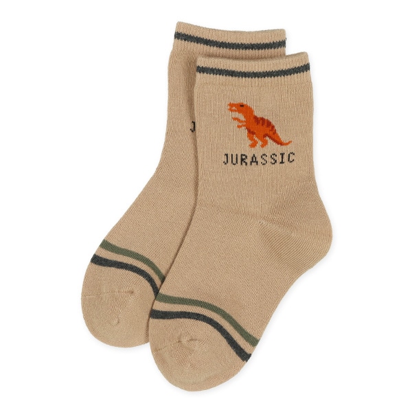 3足組キッズクルーソックス（恐竜）