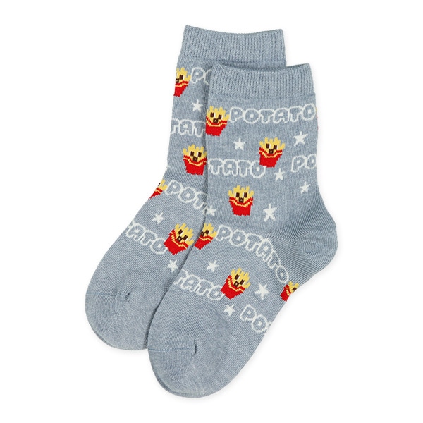 3足組キッズクルーソックス（ジャンクフード）