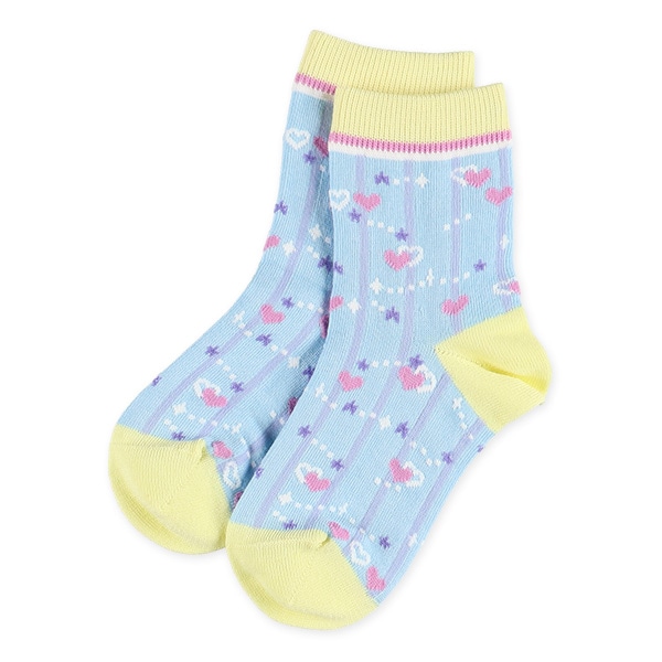 3足組キッズクルーソックス（ゆめかわ）
