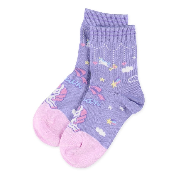 3足組キッズクルーソックス（ゆめかわ）