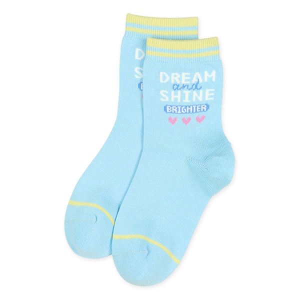 3足組キッズクルーソックス（レインボー）