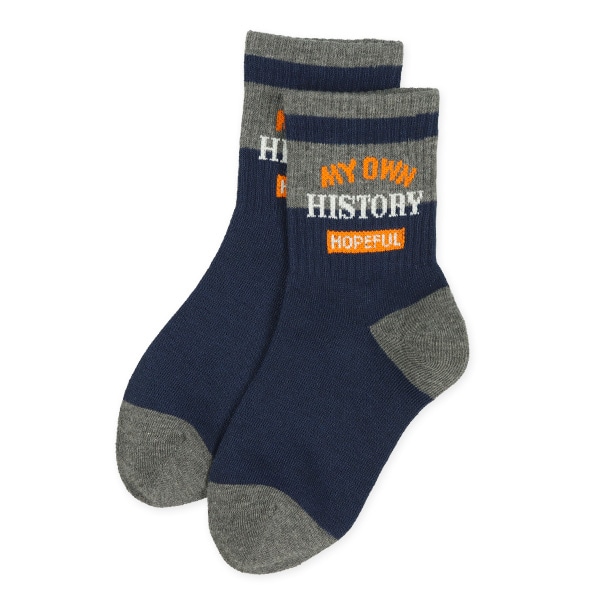 3足組キッズクルーソックス（ロゴ）