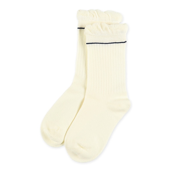 3足組キッズクルーソックス（フリル）