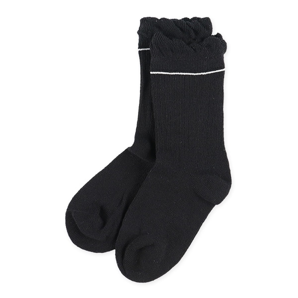 3足組キッズクルーソックス（フリル）