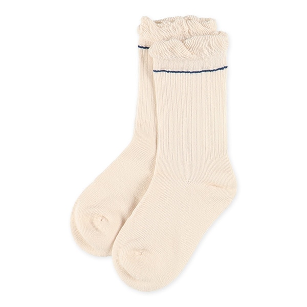 3足組キッズクルーソックス（フリル）