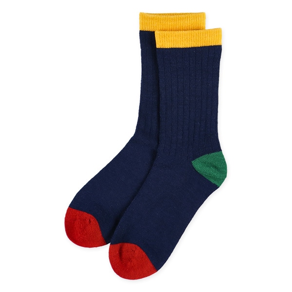 3足組キッズクルーソックス（ボーダー）