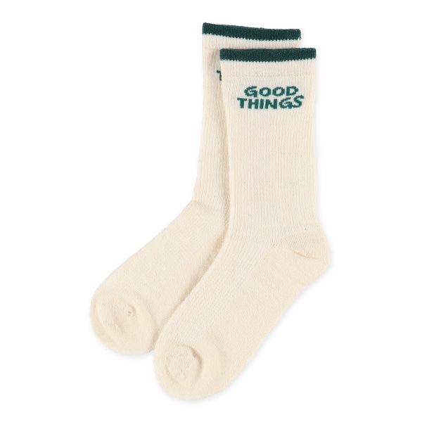 3足組キッズクルーソックス（ロゴ）