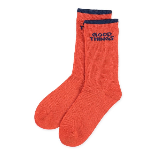 3足組キッズクルーソックス（ロゴ）