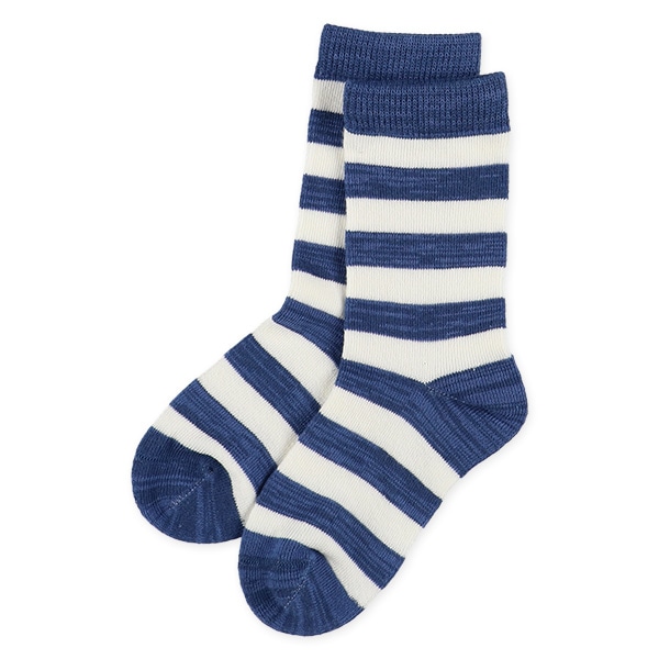3足組キッズクルーソックス（ボーダーロゴ）