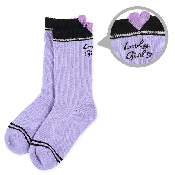 3足組キッズクルーソックス（オーガンジーリボン）