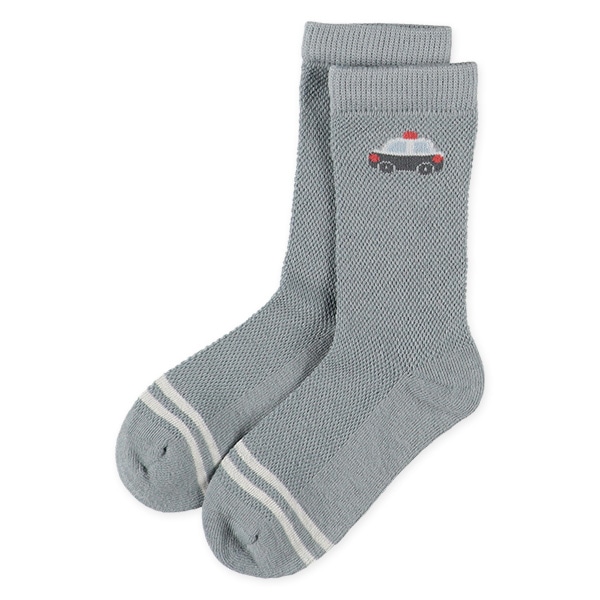 3足組キッズクルーソックス（はたらくくるま）