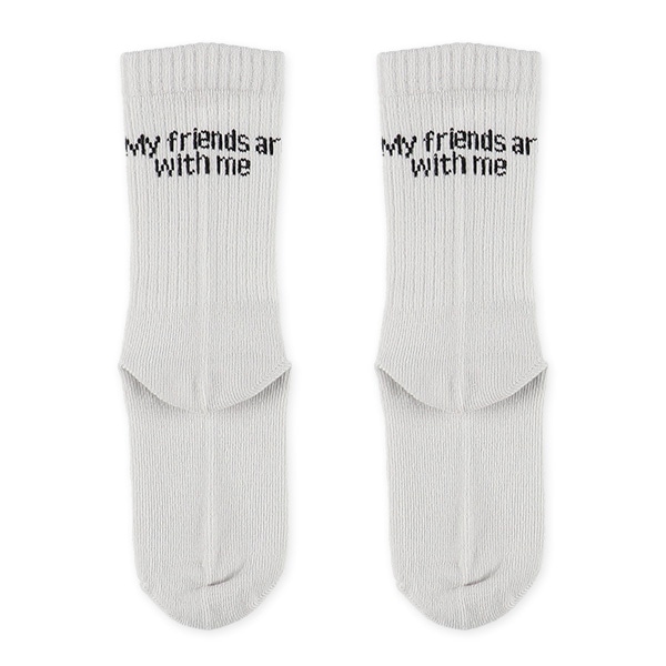 3足組キッズクルーソックス（ロゴ）