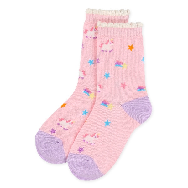3足組キッズクルーソックス（ユニコーン）