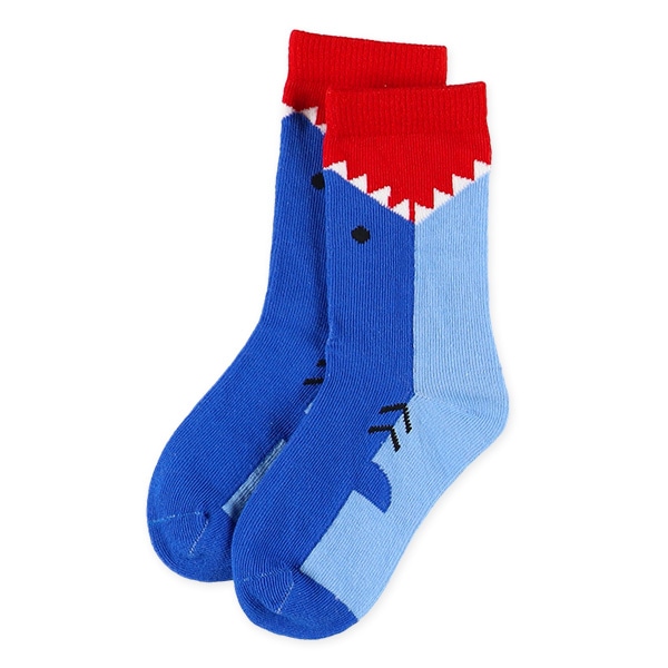 3足組キッズクルーソックス（ガブリ柄）