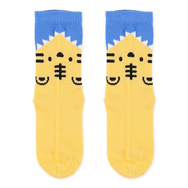 3足組キッズクルーソックス（ガブリ柄）