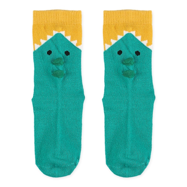 3足組キッズクルーソックス（ガブリ柄）