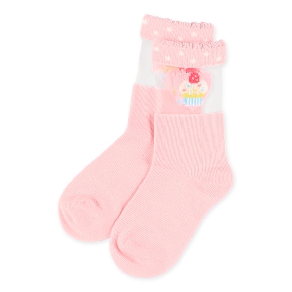 3足組キッズクルーソックス（シアー・ユニコーン）