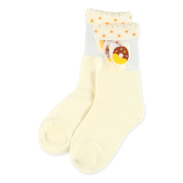 3足組キッズクルーソックス（シアー・ユニコーン）