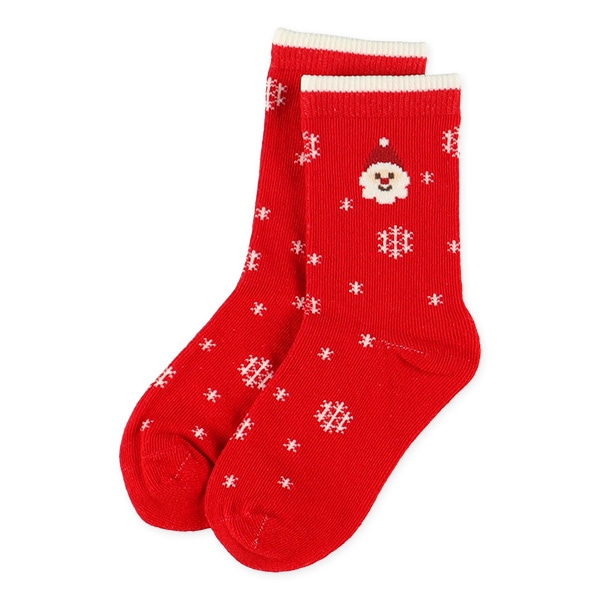3足組キッズクルーソックス（クリスマス）