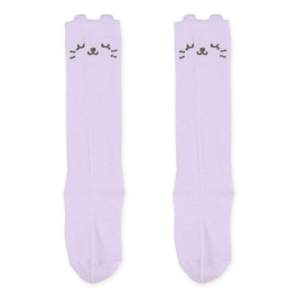 3足組キッズハイソックス（ねこ）