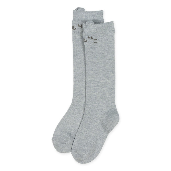 3足組キッズハイソックス（ねこ）