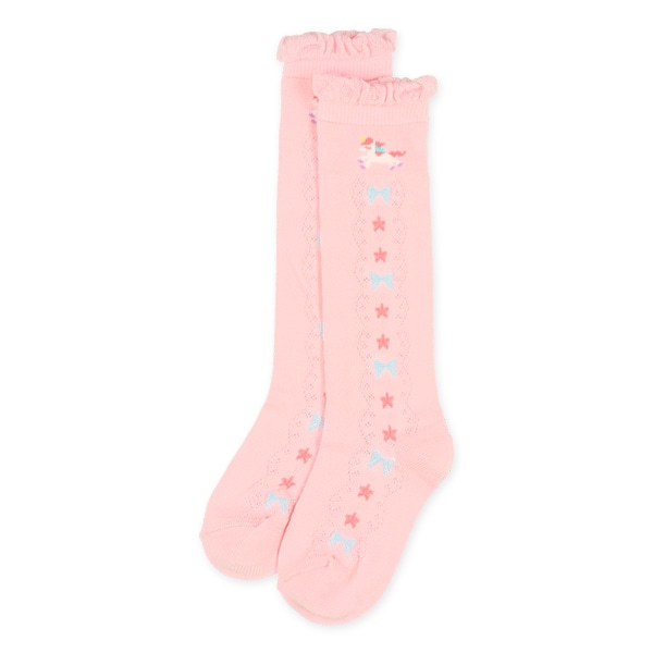 3足組キッズハイソックス（ユニコーン）