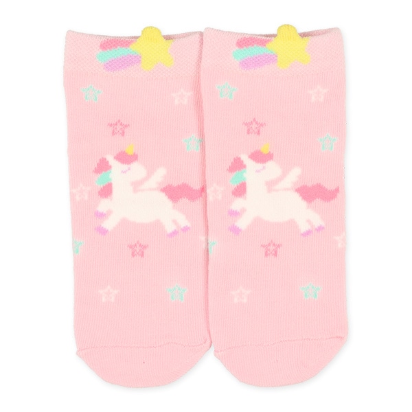 3足組キッズアンクルソックス（ユニコーン）