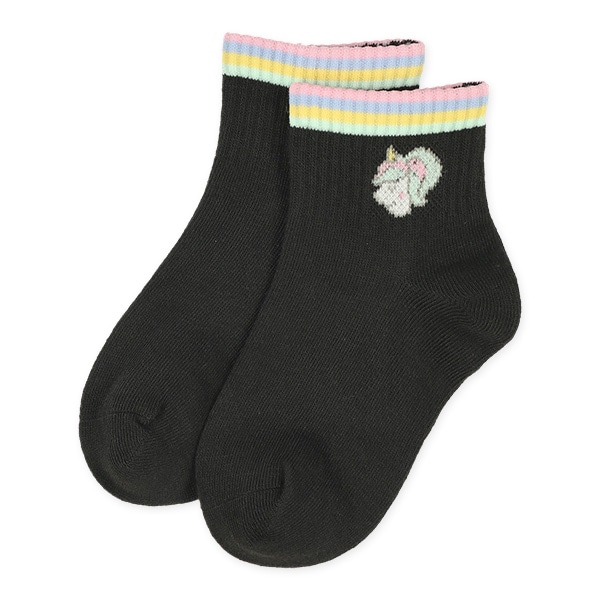 3足組キッズアンクルソックス（ユニコーン）