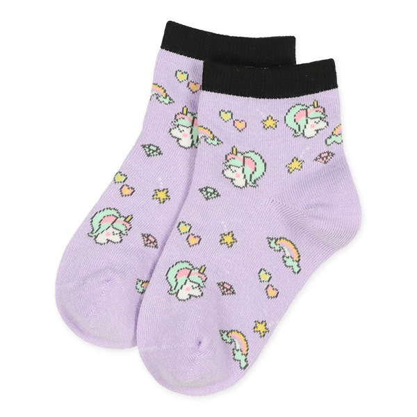 3足組キッズアンクルソックス（ユニコーン）