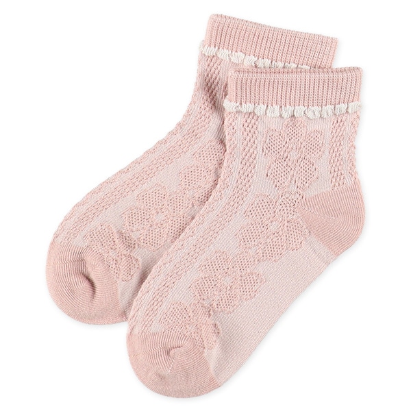 3足組キッズアンクルソックス（小花柄）