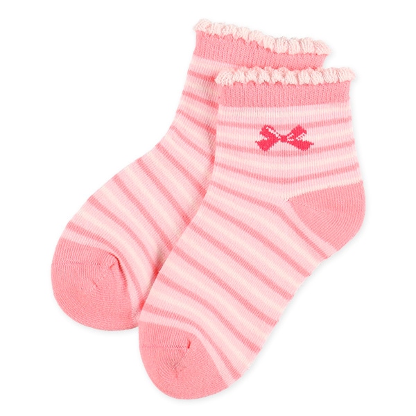 3足組キッズアンクルソックス（アニマル・ハート）