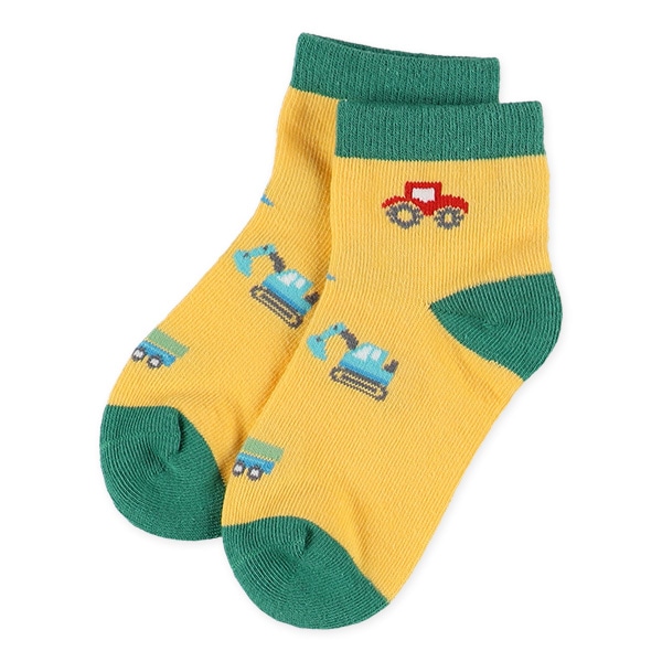 3足組キッズアンクルソックス（はたらくのりもの）