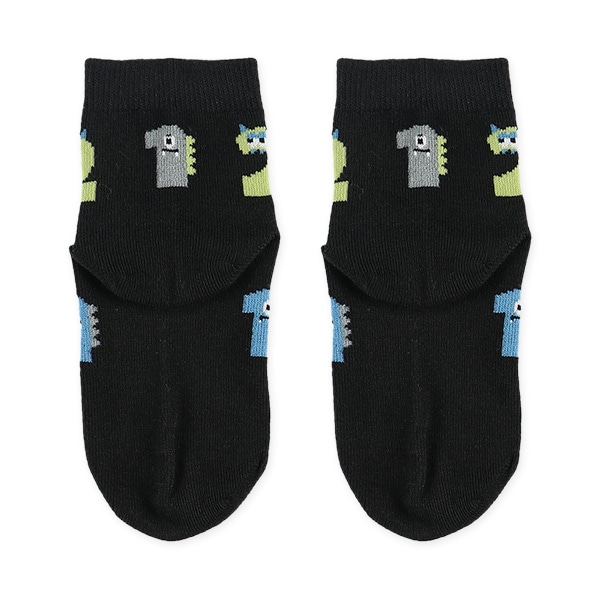 3足組キッズアンクルソックス（モンスター）