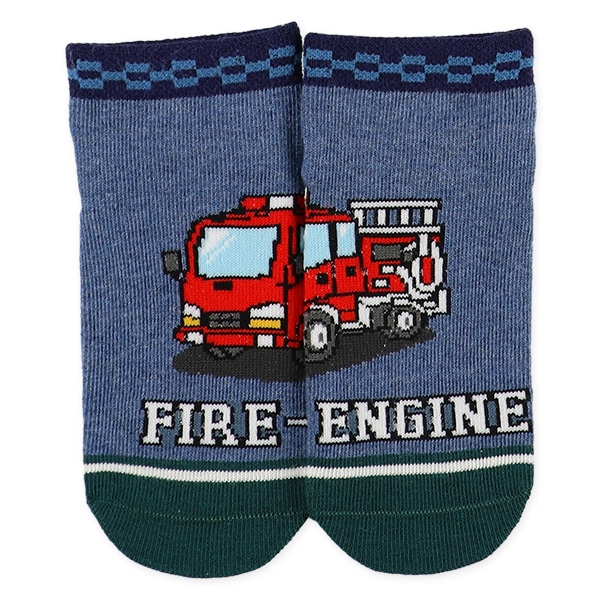 3足組キッズアンクルソックス（はたらくのりもの）