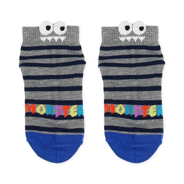 3足組キッズアンクルソックス（モンスター）