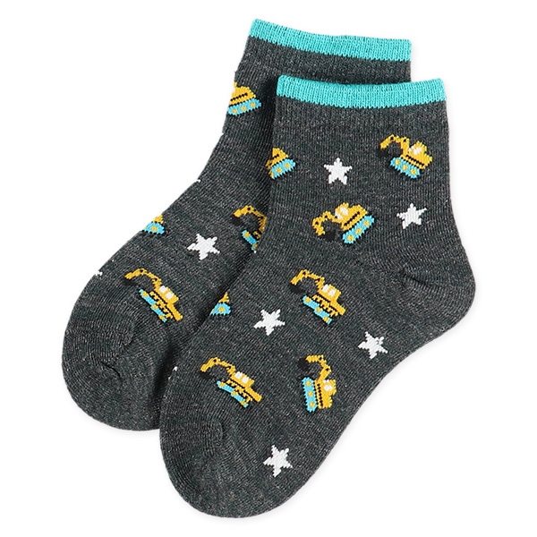 3足組キッズアンクルソックス（星・くるま）