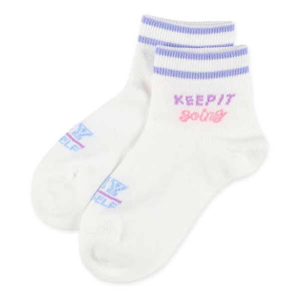 3足組キッズアンクルソックス（サイドロゴ）