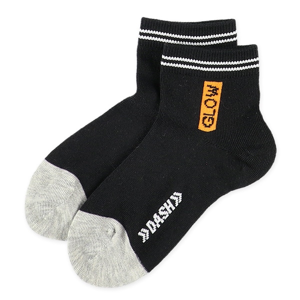 3足組キッズアンクルソックス（ロゴ）