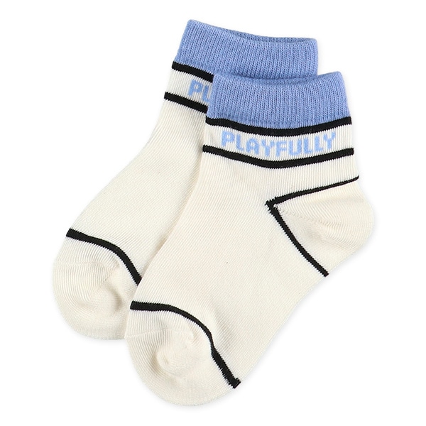 3足組キッズアンクルソックス（トップロゴ）
