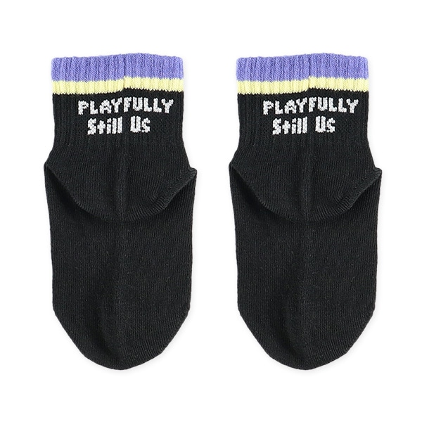 3足組キッズアンクルソックス（トップロゴ）