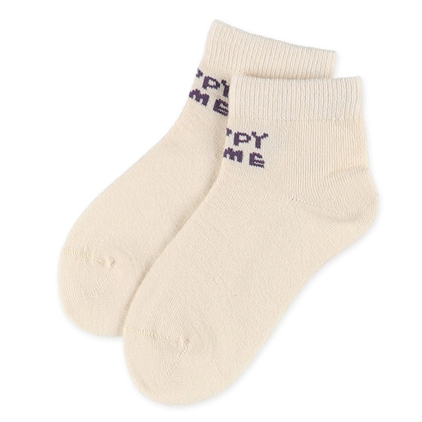 3足組キッズアンクルソックス（ロゴ）