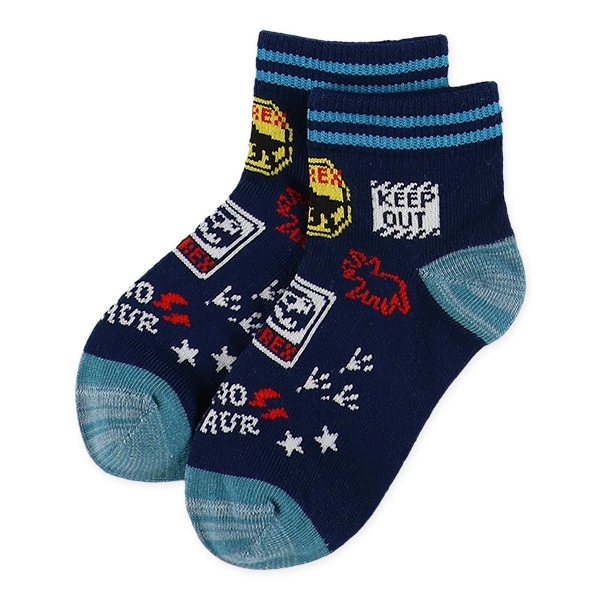 3足組キッズアンクルソックス（恐竜）