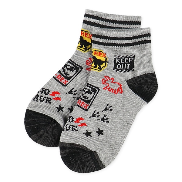 3足組キッズアンクルソックス（恐竜）