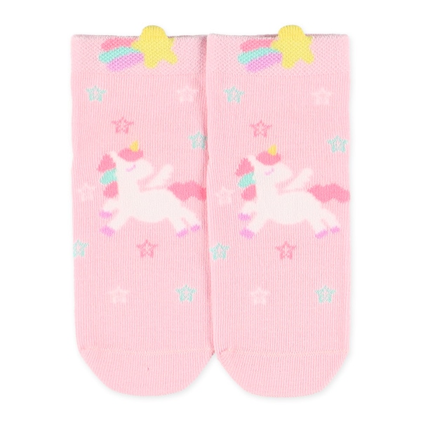 3足組キッズアンクルソックス（ユニコーン）