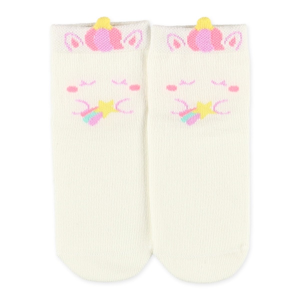 3足組キッズアンクルソックス（ユニコーン）