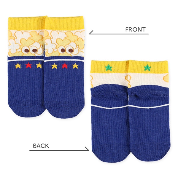3足組キッズアンクルソックス（ファストフード）