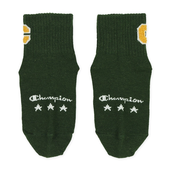 Champion）3足組キッズショート丈ソックス（ロゴ）