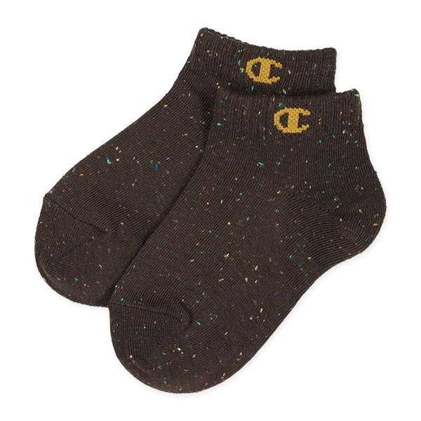Champion）3足組キッズローカットソックス（カラーネップ）